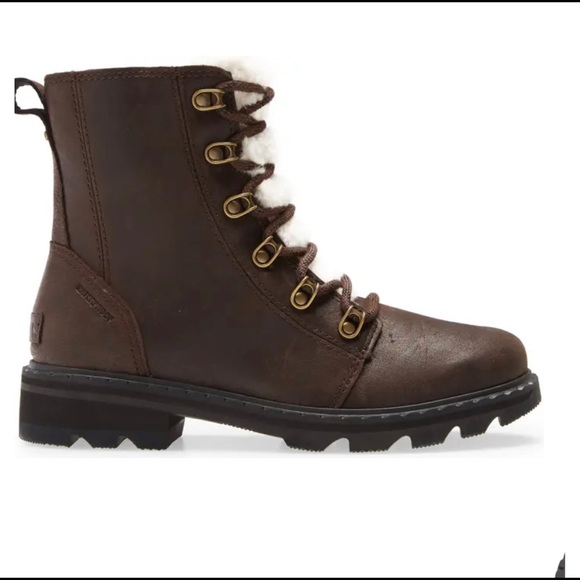 SOREL LENNOX LACE COZY BOOT Blackened Brown size: - Picture 5 of 10